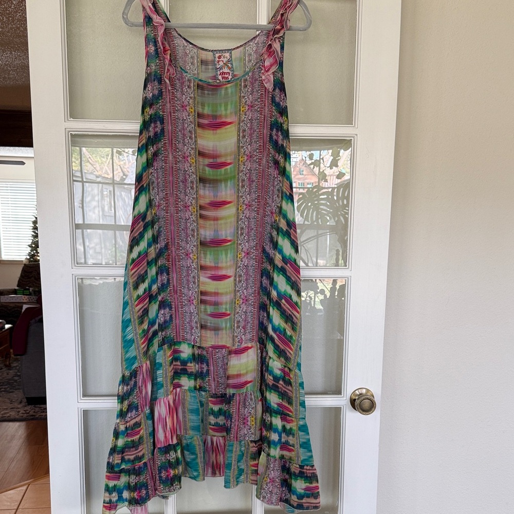 Johnny Was Multicolor Maxi Dress